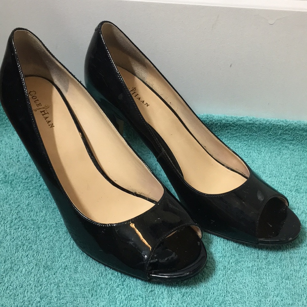 Cole Haan open toe heels